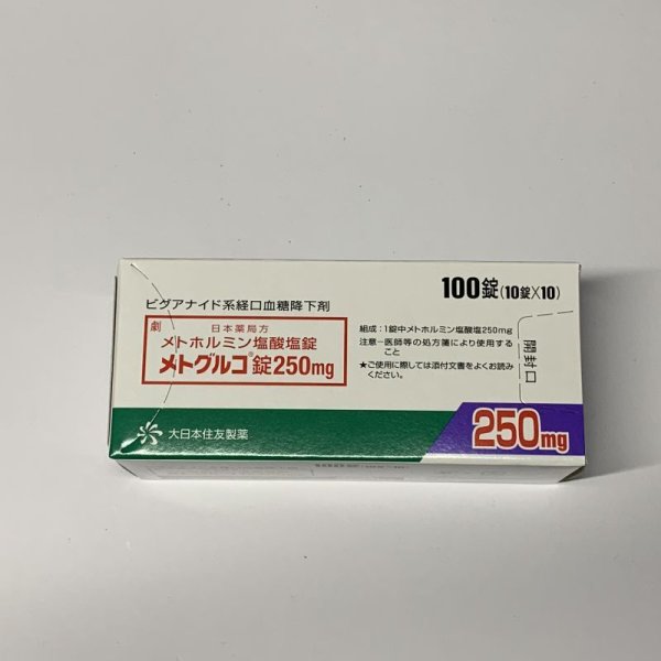 画像1: メトグルコ錠250mg100錠【大日本住友製薬】 (1)
